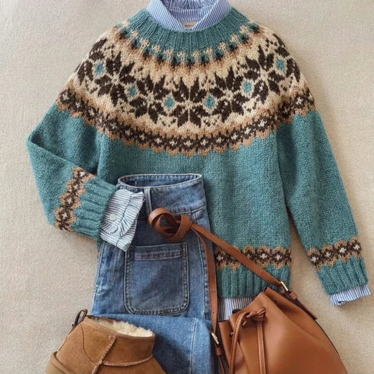 VELLARO | SCHICKER VINTAGE-STRICKPULLOVER