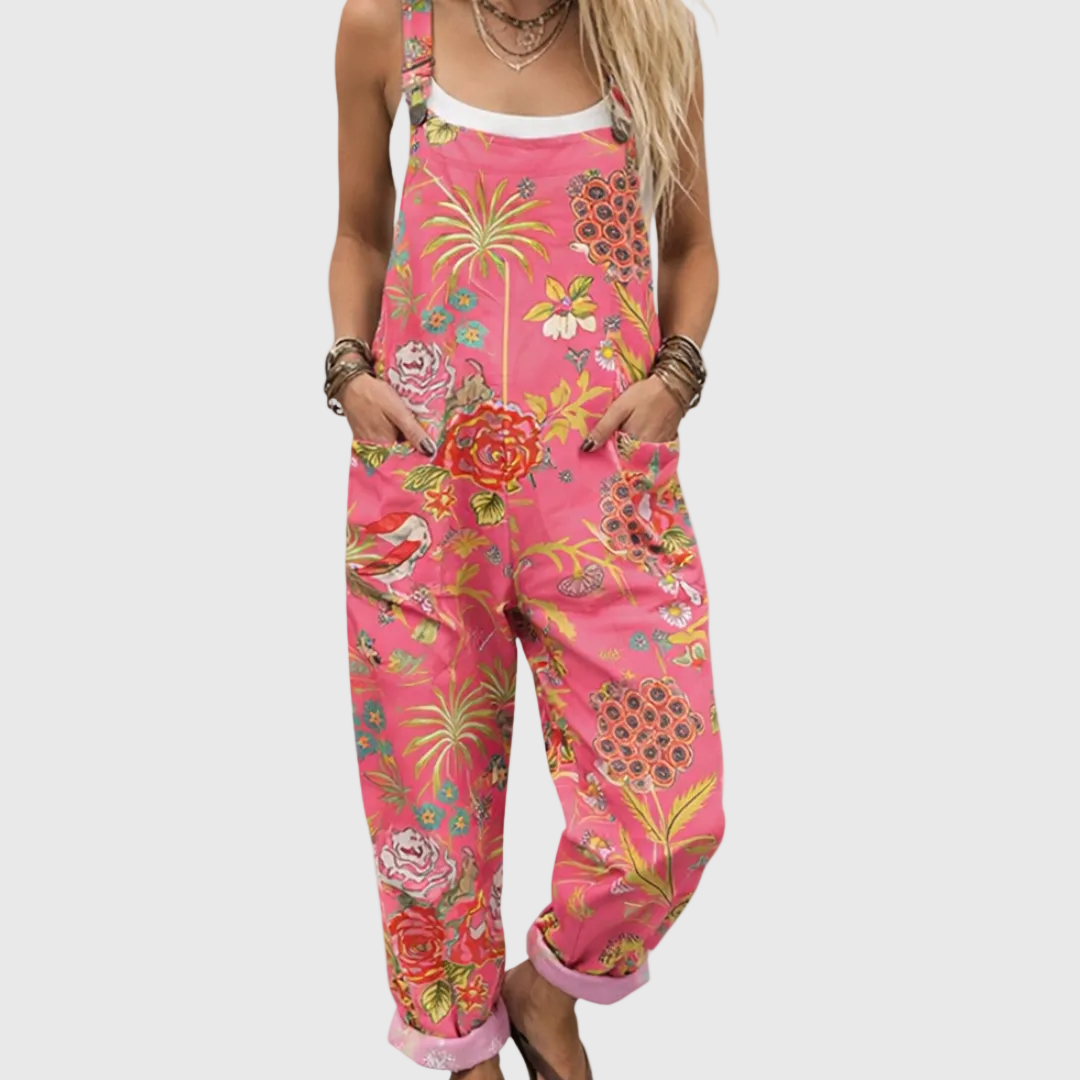 BEQUEMER JUMPSUIT MIT DRUCK
