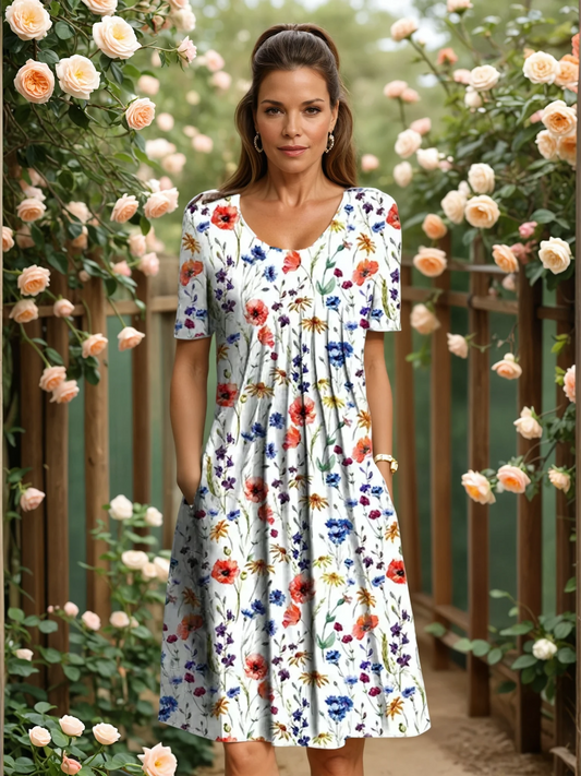 GEORGINA | ELEGANTES KLEID MIT BAUCH-WEG-EFFEKT
