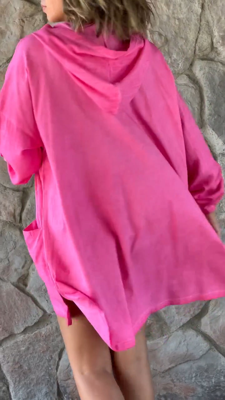 WINIFRED | LEGERE KAPUZENJACKE MIT REISSVERSCHLUSS