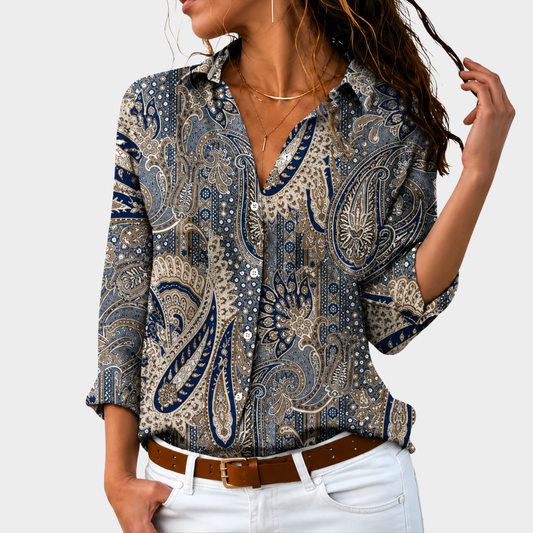 EVELYN | ZEITLOSE PAISLEY-BLUSE MIT CHARME