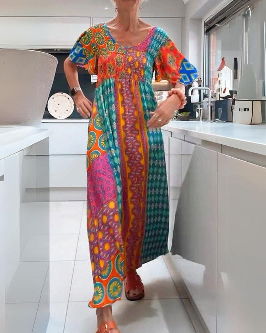 BEATRICE | BUNTES BOHO-KLEID