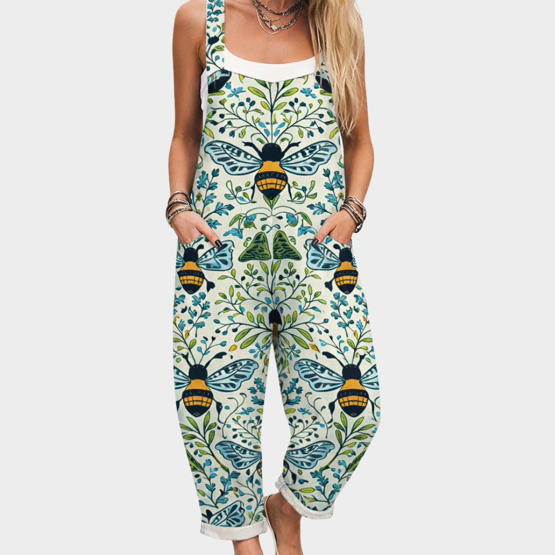 BEQUEMER JUMPSUIT MIT PRINT