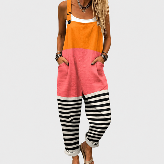 BEQUEMER JUMPSUIT MIT DRUCK