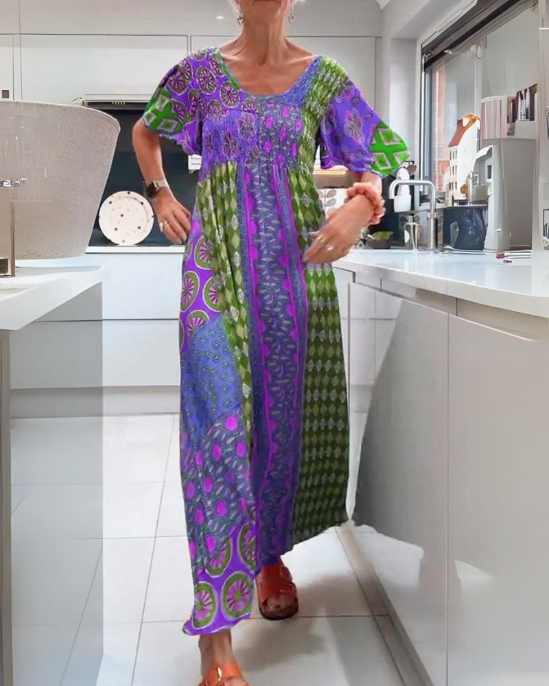 BEATRICE | BUNTES BOHO-KLEID