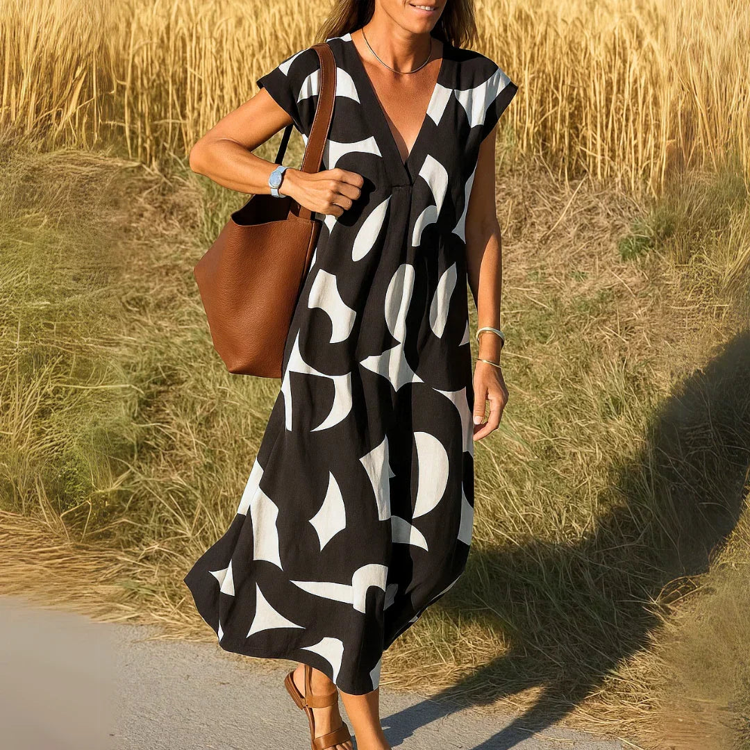 TATIANA | MAXIKLEID MIT CUT-OUT-DETAILS