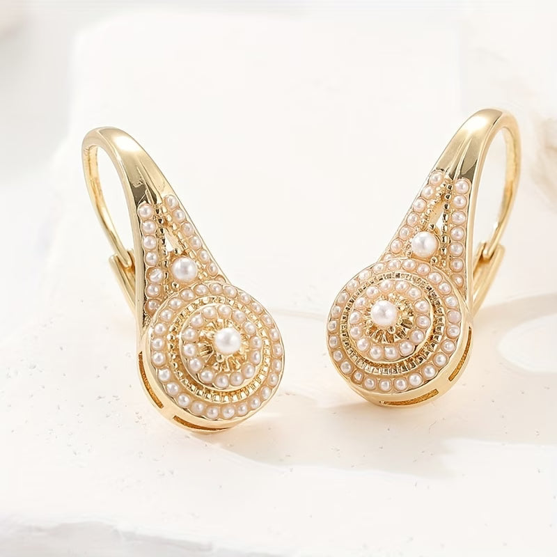 FIORA | ELEGANT PEARL BLOOM OHRRINGE