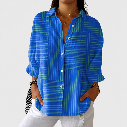 ABIGAIL | LEICHTE UND FARBENFROHE BLUSE MIT DRUCK