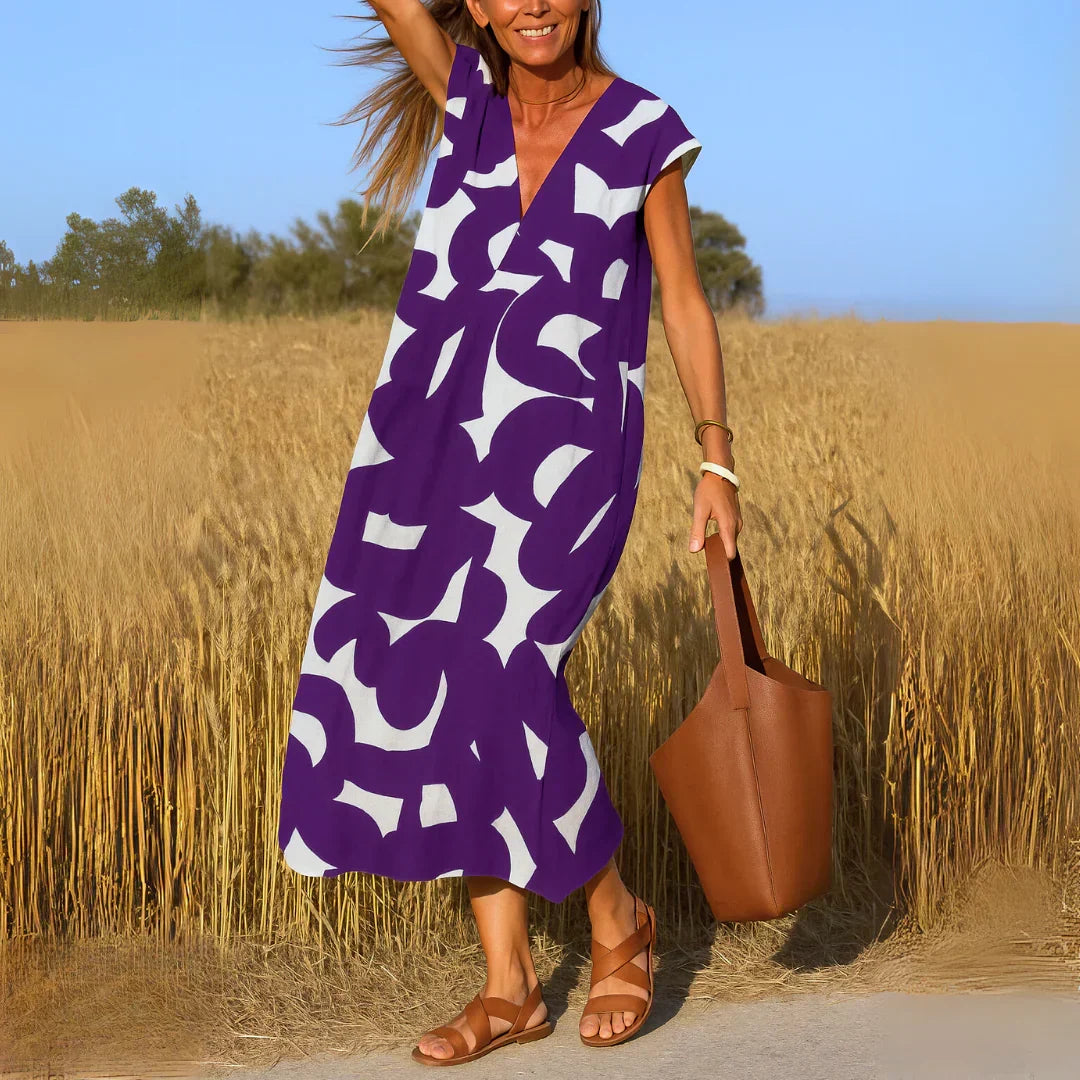 TATIANA | MAXIKLEID MIT CUT-OUT-DETAILS