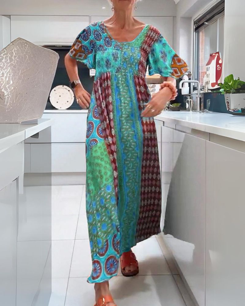 BEATRICE | BUNTES BOHO-KLEID