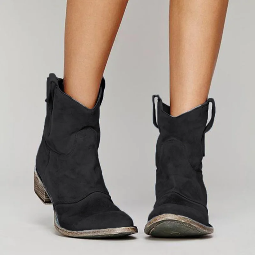 DELIA | BEQUEME STIEFEL MIT BLOCKABSATZ