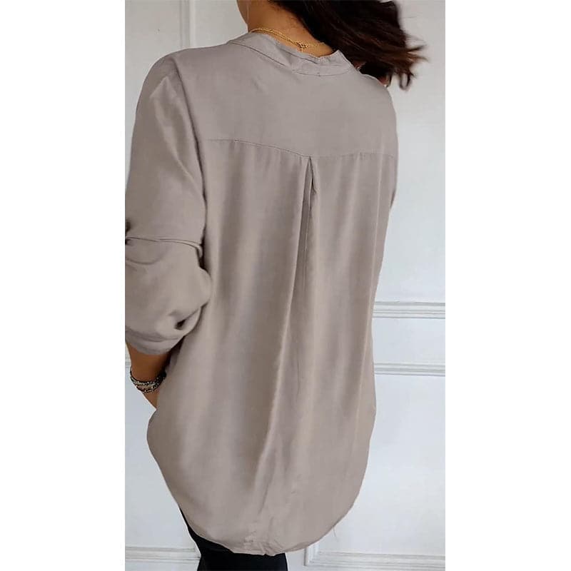 VERITY | BUTTON-UP-HEMD MIT PAILLETTENBESATZ