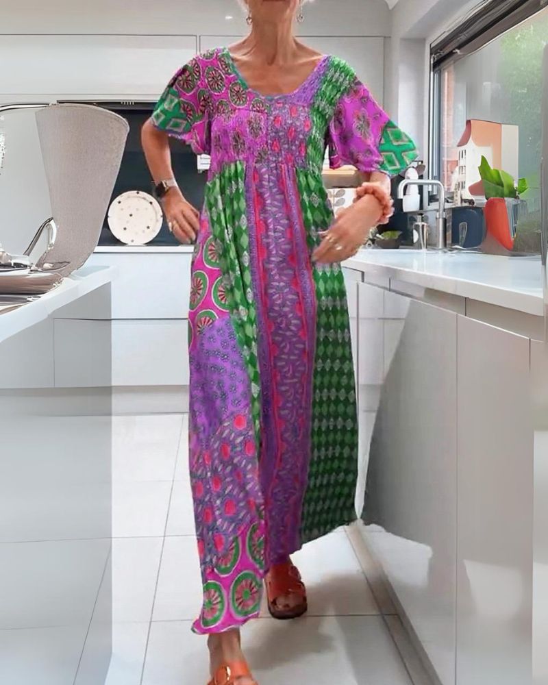 BEATRICE | BUNTES BOHO-KLEID