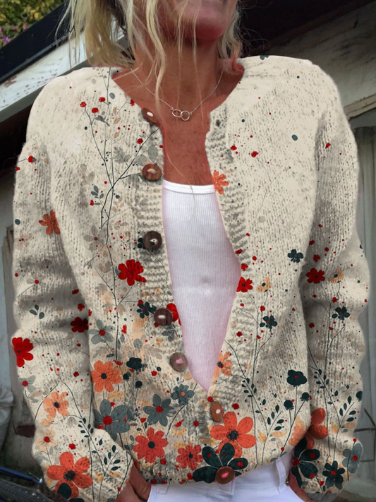 SABRINA | VINTAGE-BLUMEN-CARDIGAN