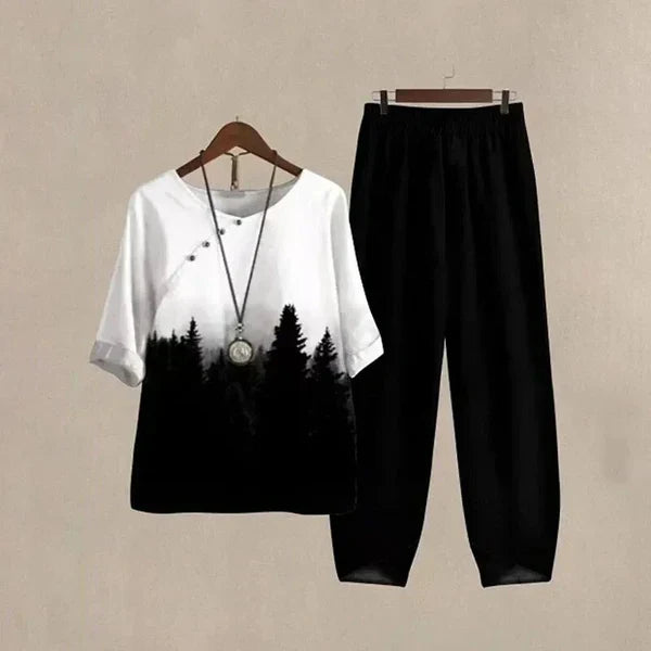 GWENDOLYN | KOMFORTABLES SCHICKES HEMD- & HOSEN-SET