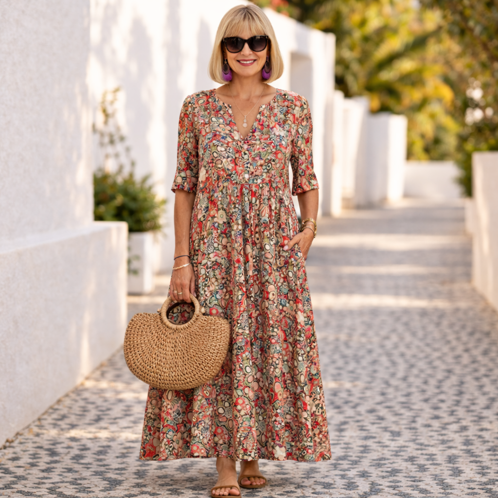 QUEENIE | ELEGANTES SOMMERKLEID