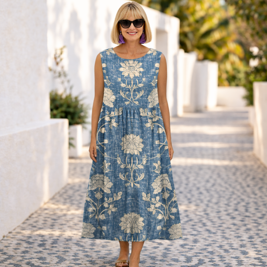 KATE | MIDI-KLEID - MÜHELOSE BEQUEMLICHKEIT