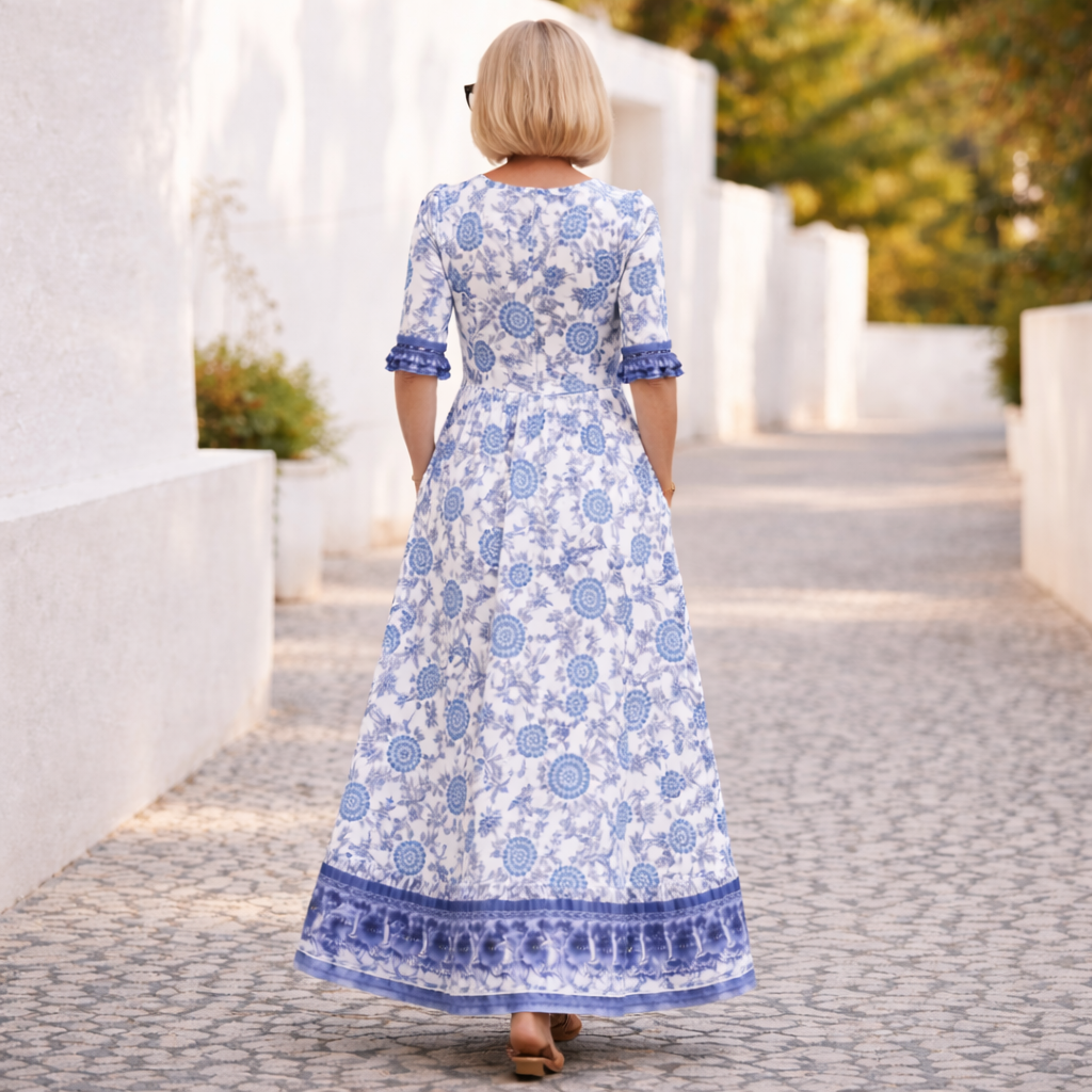 ELLY | ELEGANTES BLUMENKLEID MIT LUFTIGEM FLAIR