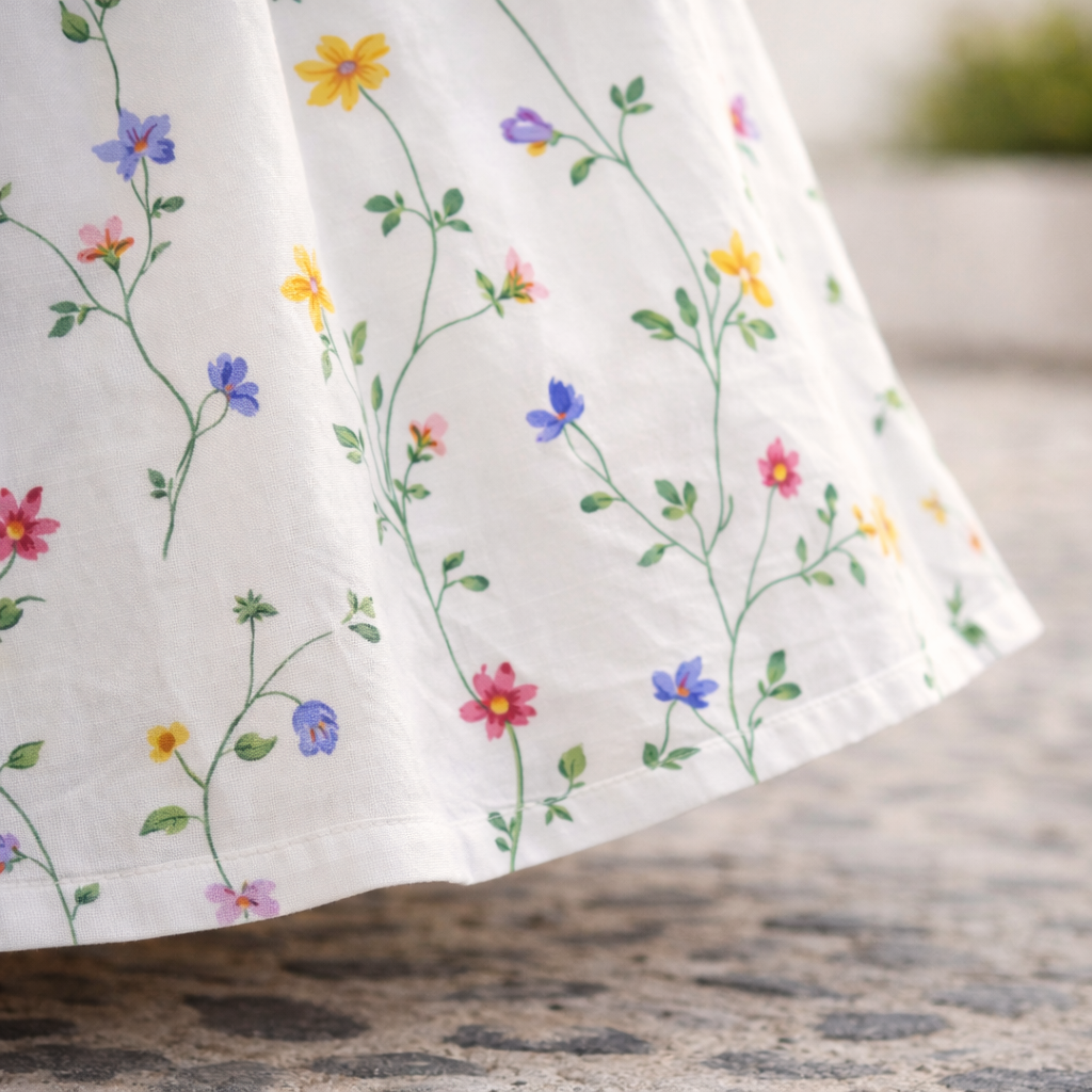 ROBIN | FLORALES MIDI-KLEID