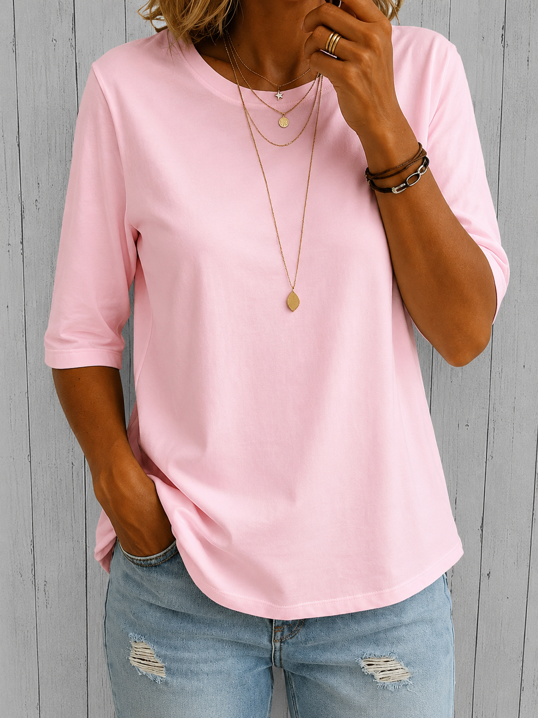 RINGELBLUME | KOMFORT-SHIRT MIT ABDECKUNG