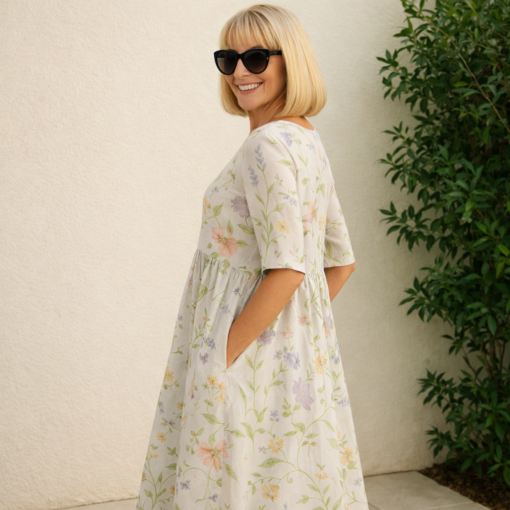LILY | MIDI-KLEID – MÜHELOSER KOMFORT
