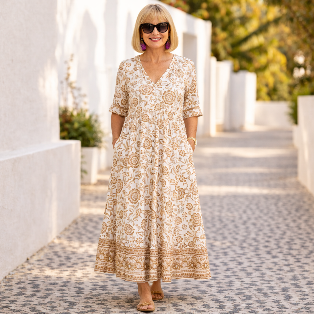 ELLY | ELEGANTES BLUMENKLEID MIT LUFTIGEM FLAIR