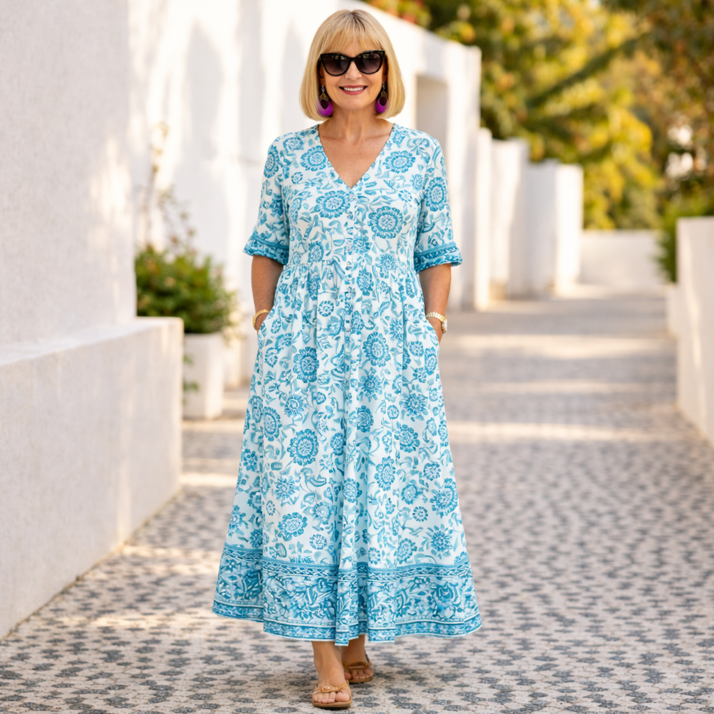 ELLY | ELEGANTES BLUMENKLEID MIT LUFTIGEM FLAIR