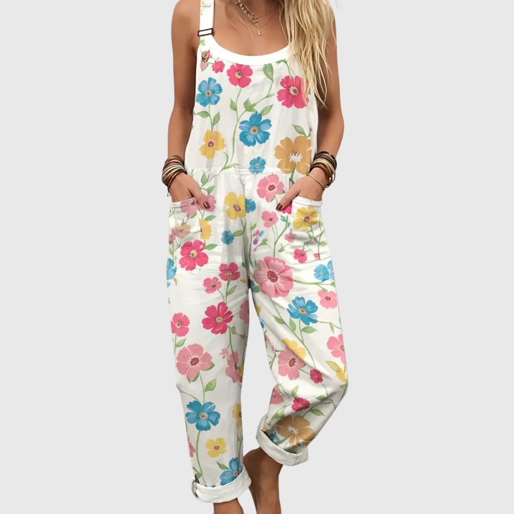 BEQUEMER OVERALL MIT DRUCK