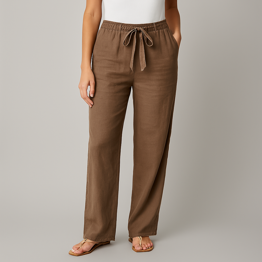 LORRAINE | LÄSSIGE HOSE MIT BINDEGÜRTEL