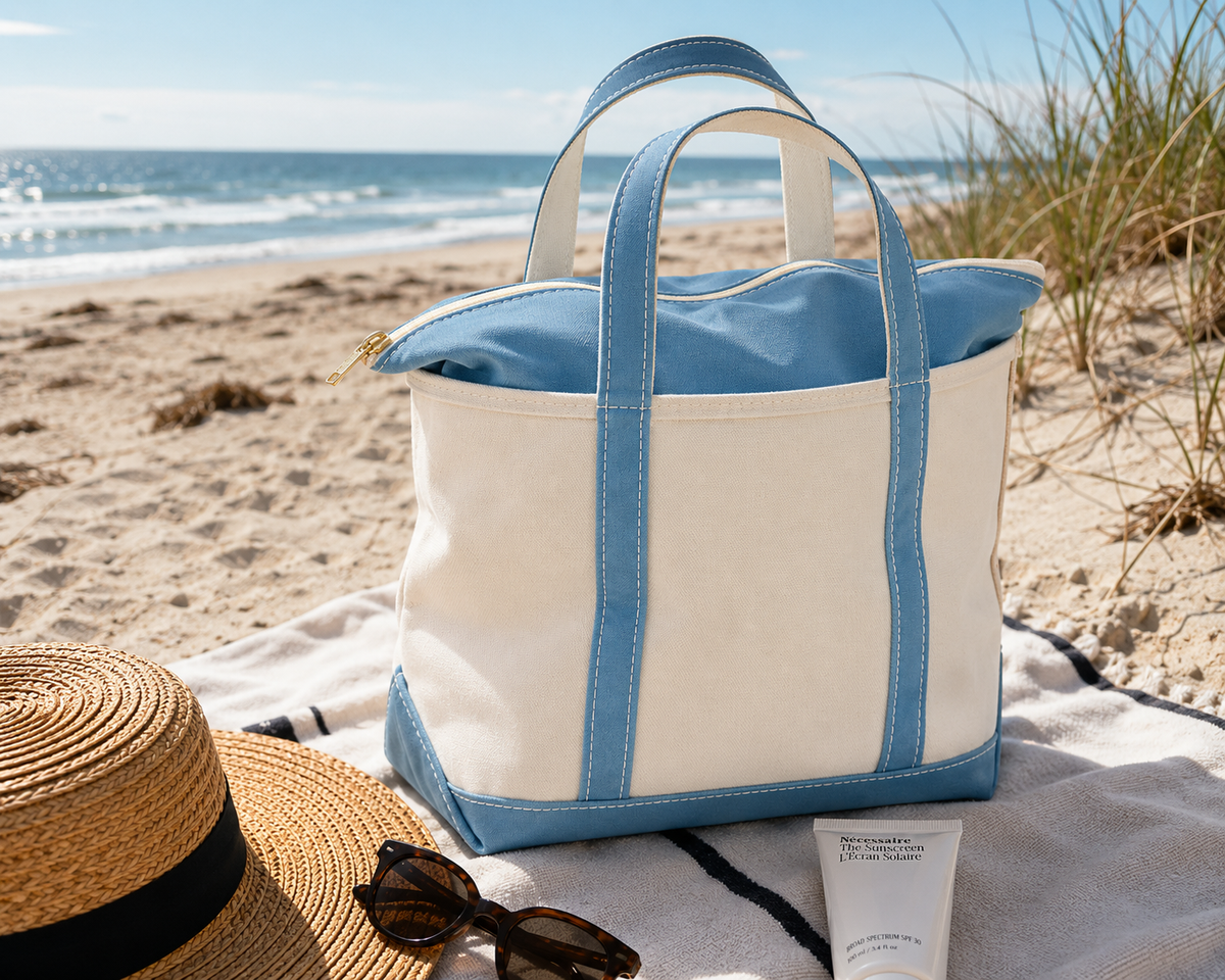 CANVAS | STRANDTASCHE – ZIP-TASCHE FÜR DAMEN