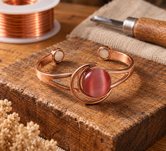 MOLLY | SPHERE ARMBAND ROSÉKUPFER