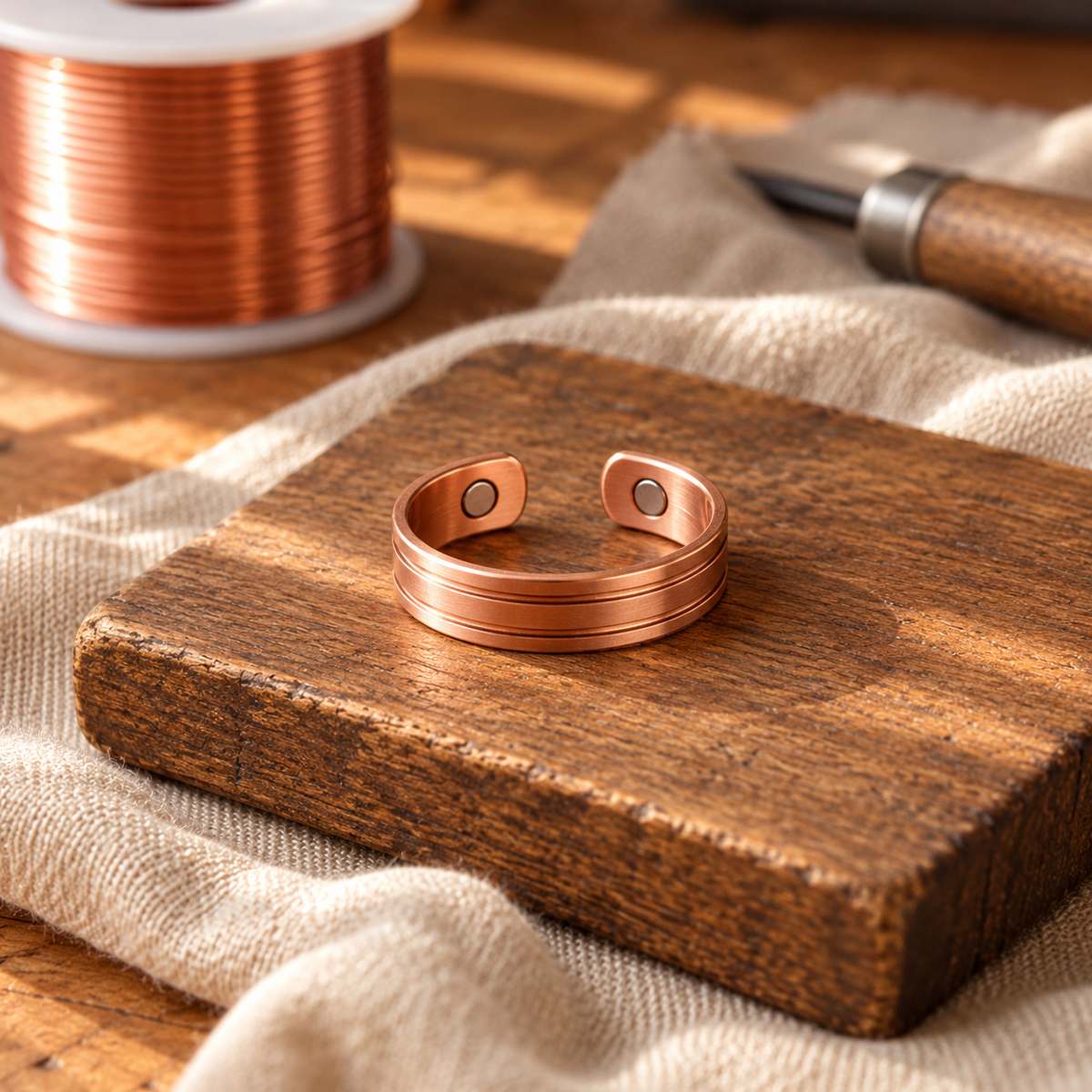 LOTTIE | BAND-RING AUS KUPFER