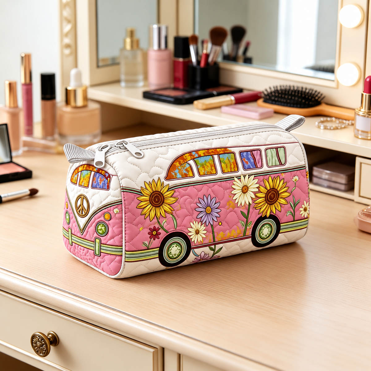 SUNLORA | SONNENBLUMEN-KULTURBEUTEL FÜR CAMPER