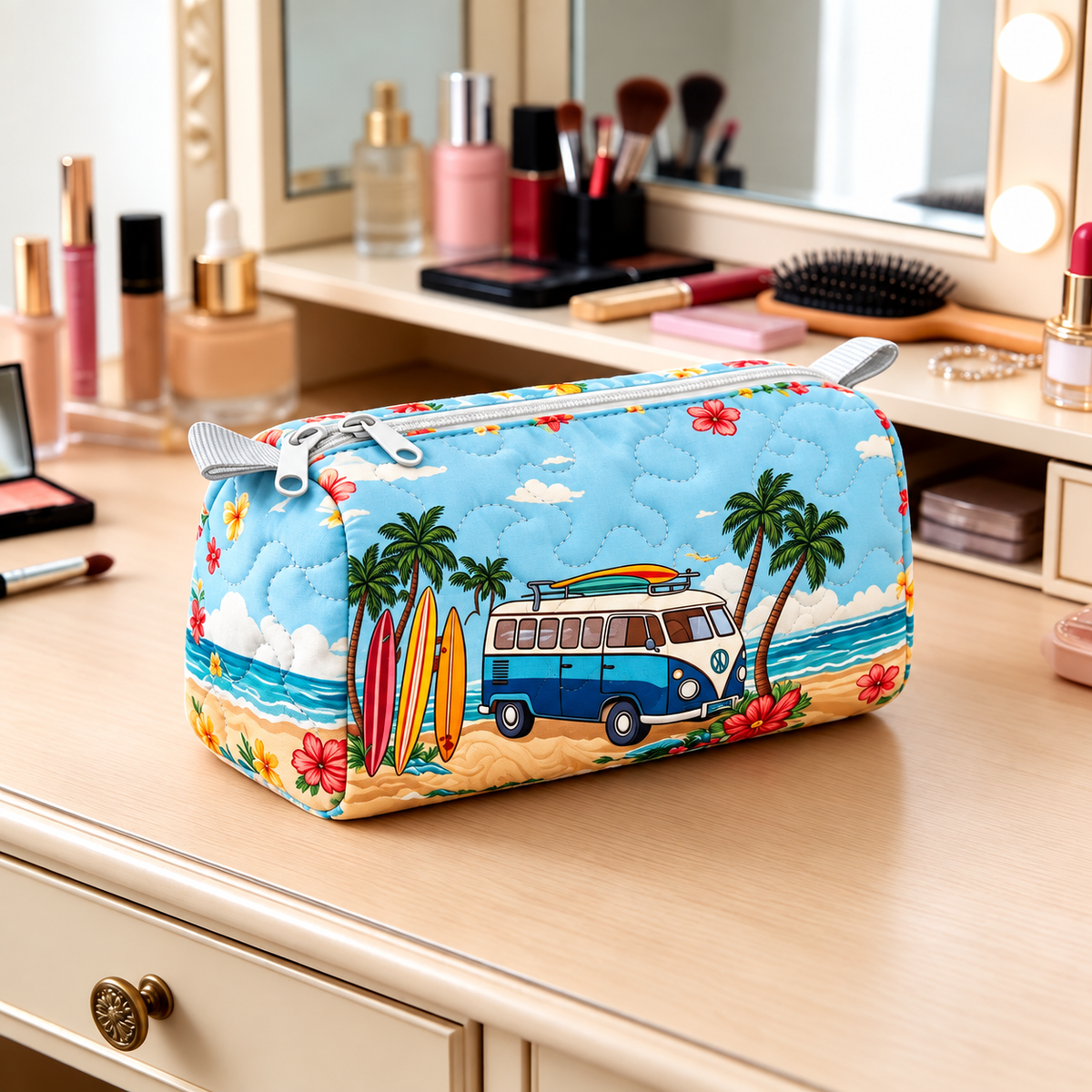 SURFBLOOM | KOSMETIKTASCHE TROPICAL BEACH CAMPER