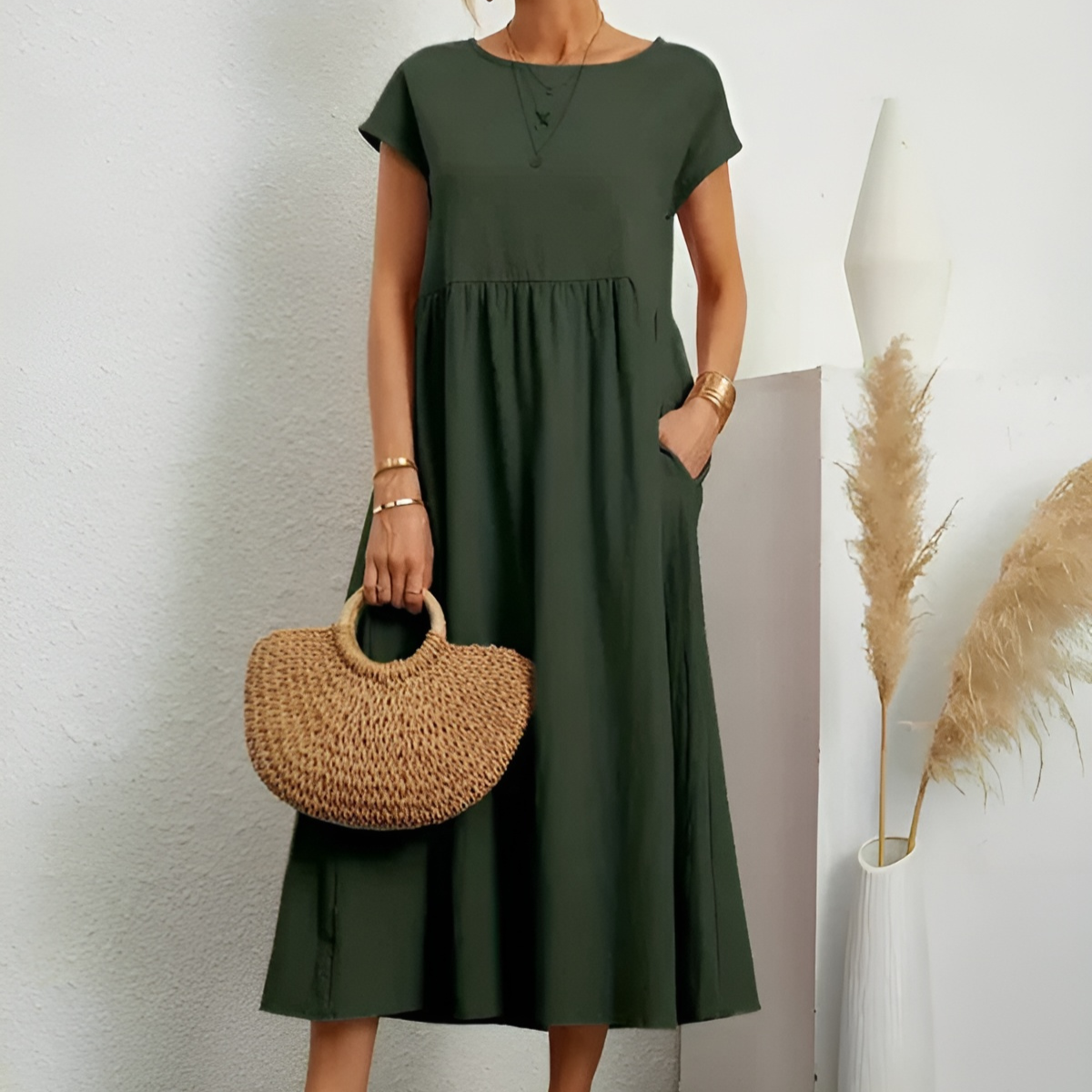 CATHERINE | ELEGANTES BASISKLEID