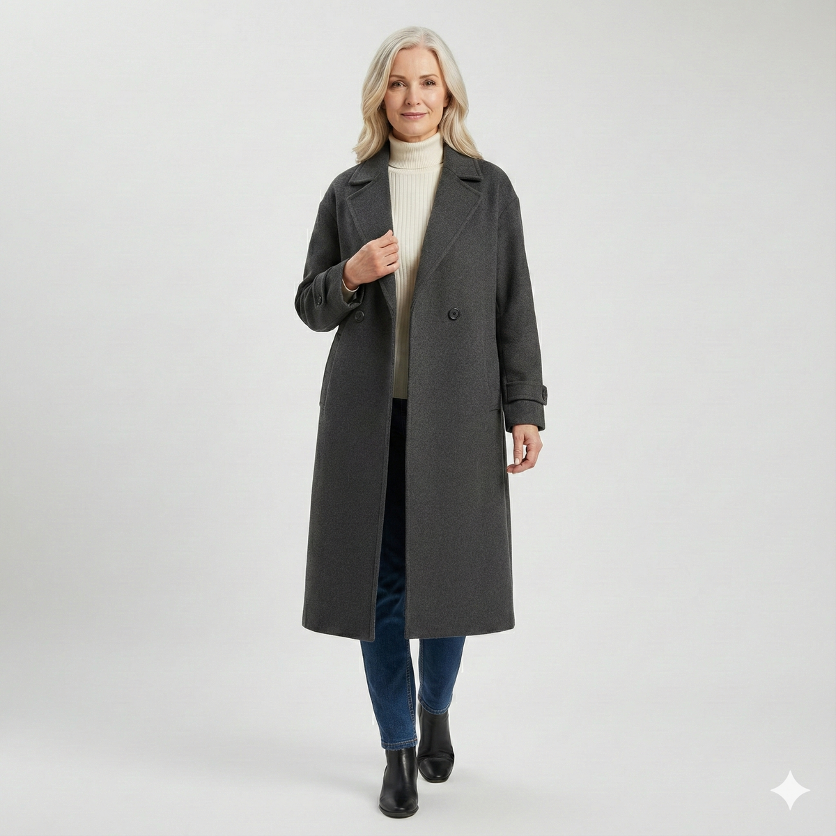PAMINA | LANGER LUXUSMANTEL