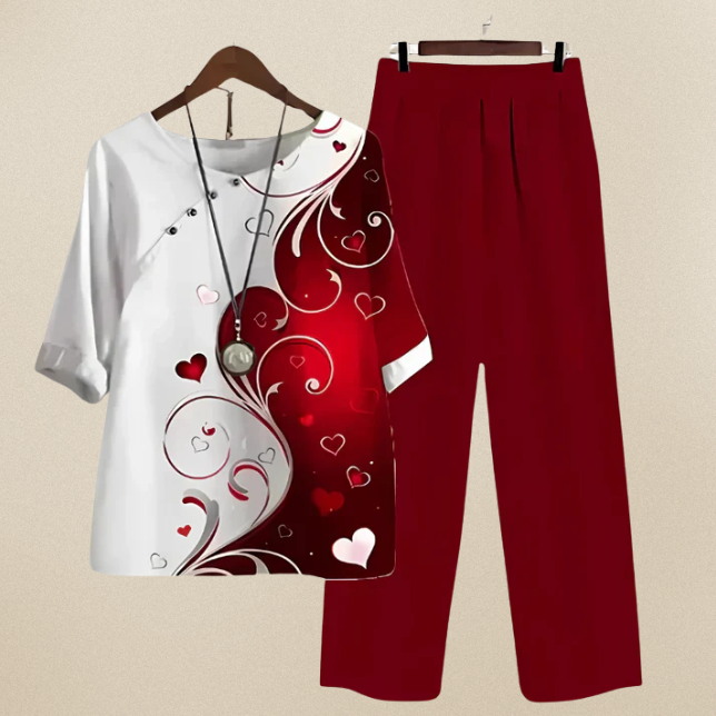 GWENDOLYN | KOMFORTABLES SCHICKES HEMD- & HOSEN-SET