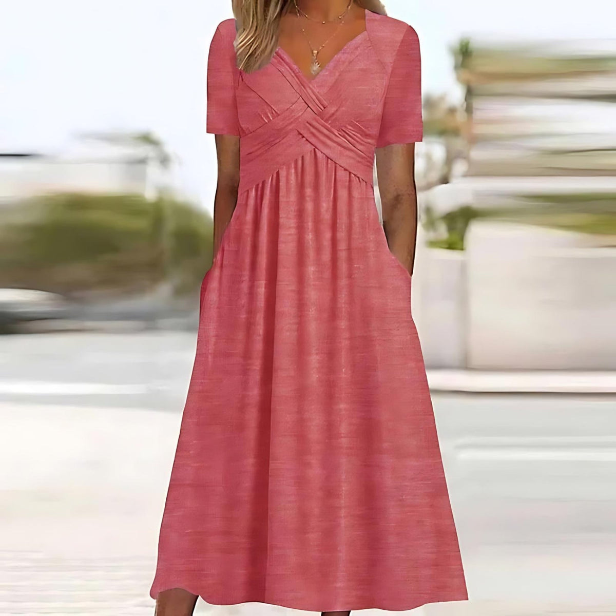IMOGEN | ELEGANTES A-LINIEN-MIDIKLEID
