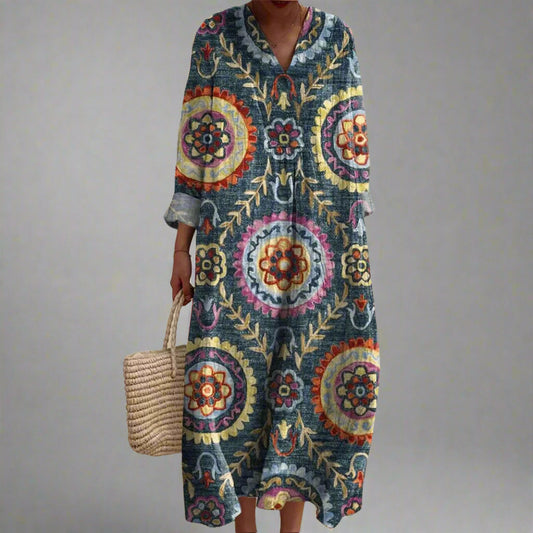 MATILDA | ELEGANTES GEOMETRISCHES KLEID