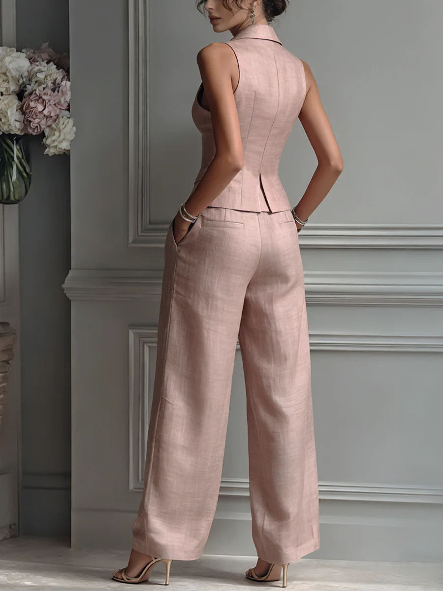 VIVIENNE | TAILLIERTE WESTE & HOSE MIT WEITEM BEIN SET