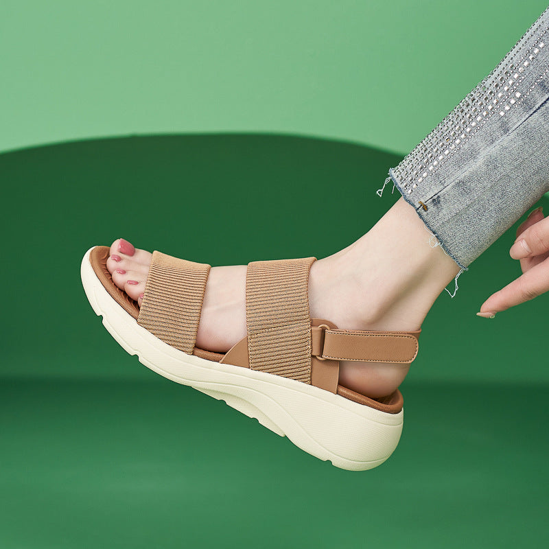 LILY | GEPOLSTERTE ORTHOPÄDISCHE STRICK-SANDALEN