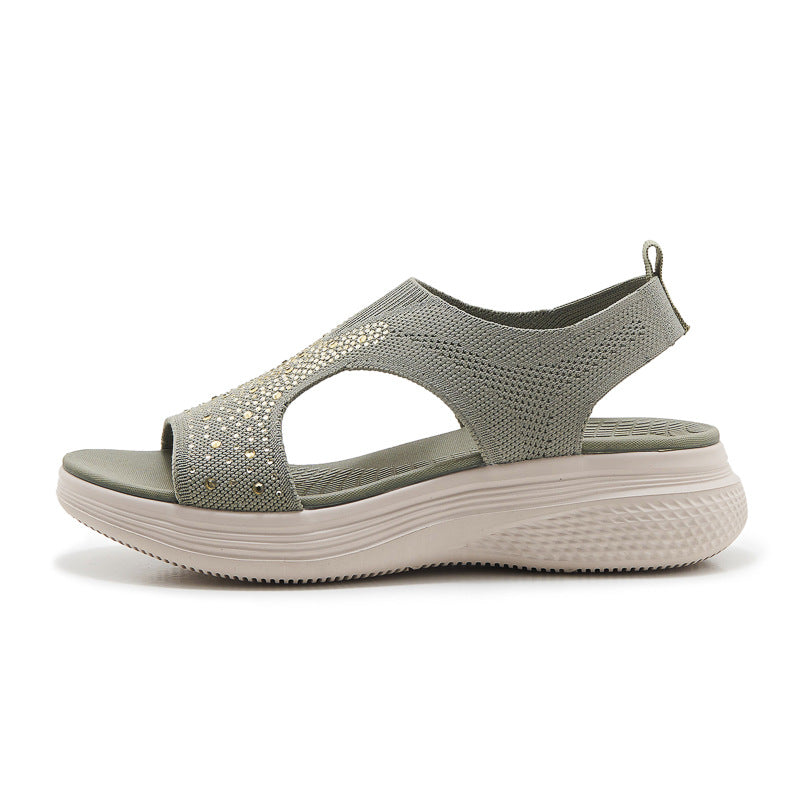 STELLA | GEPOLSTERTE ORTHOPÄDISCHE STRASS-SANDALEN