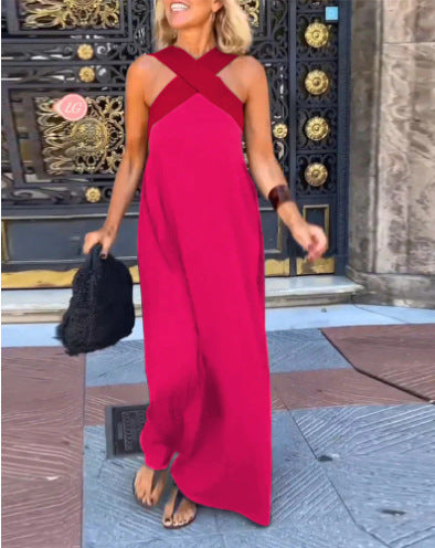 DELPHINE | KLEID MIT GEKREUZTEM SCHNITT