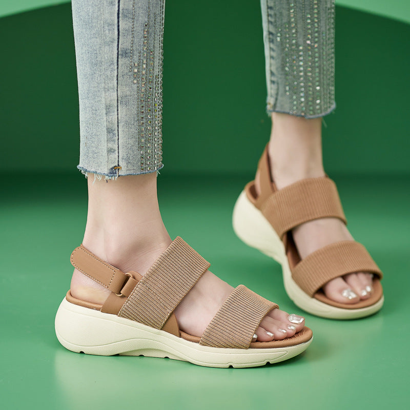 LILY | GEPOLSTERTE ORTHOPÄDISCHE STRICK-SANDALEN