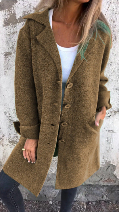 ROSAMUNDA | ELEGANTES STRICKMANTEL-COAT