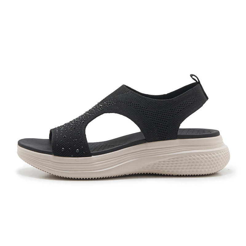 STELLA | GEPOLSTERTE ORTHOPÄDISCHE STRASS-SANDALEN