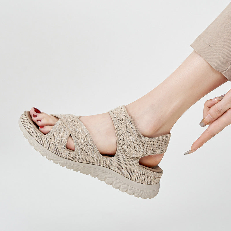 HAZEL | ATMUNGSAKTIVE ORTHOPÄDISCHE STRICK-SANDALEN