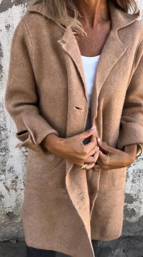 ROSAMUNDA | ELEGANTES STRICKMANTEL-COAT