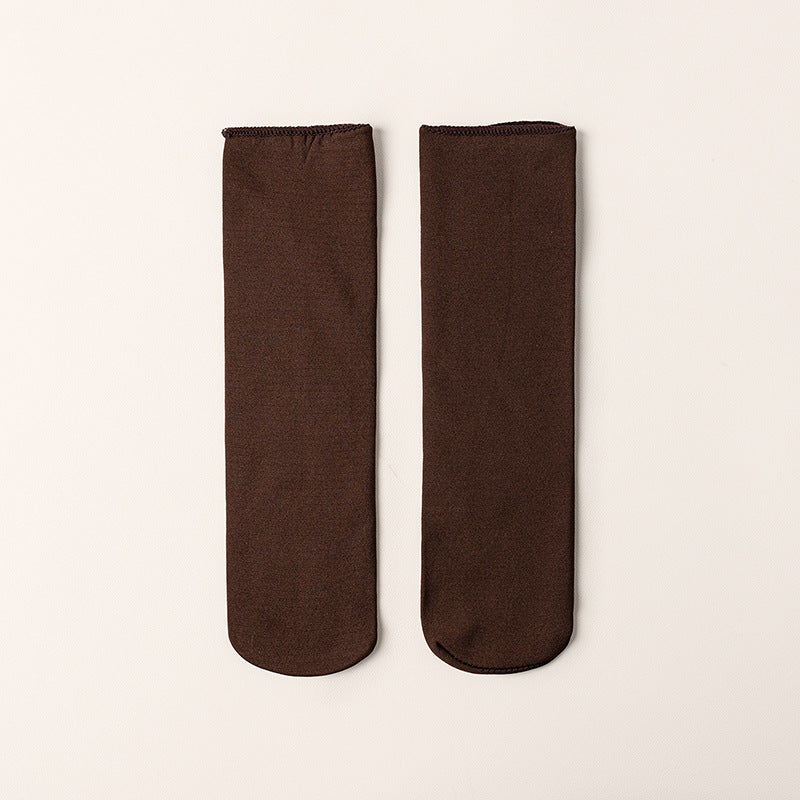 WÄRMEISOLIERENDE WINTERSOCKEN MIT FLEECEFUTTER