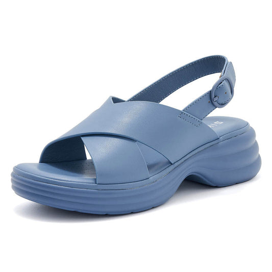 CHARLOTTE | ORTHOPÄDISCHE SANDALEN MIT CROSSOVER-PLATEAUSOHLE